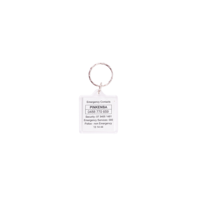 Square Acrylic Keyring (PCKP618)