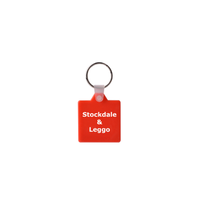 Square Hard Plastic Keyring (PCPCKP01)