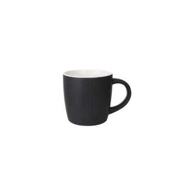 330ml Boston Ceramic Mug/Matte Black with White(PCPCCM60A)