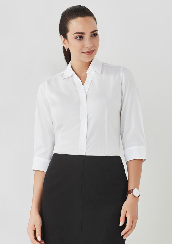 Womens Hudson 3/4 Sleeve Shirt (BC40311)