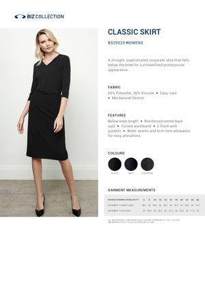 SMC Womens Classic Below Knee Skirt (BCBS29323)