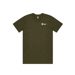 FH Army Classic Tee (AS5026) with Warm Grey 1C FHH  print left chest and Back