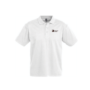 FH White Mens Ice Polo (BCP112MS) with Mahogany Left Chest embroidery