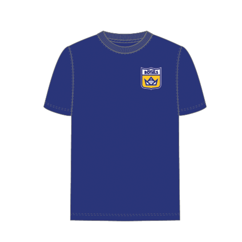 RS Bright Royal Tee with emblem print (AS5001) MCG ONLY!