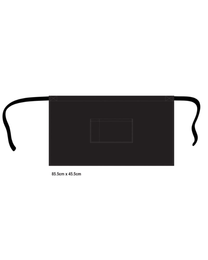 Black Short Waist Apron (SHAP01)