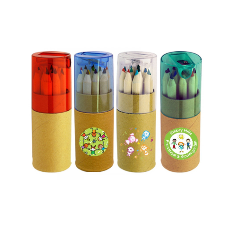 COULORING PENCILS IN CARBOARD TUBE(PAP175)