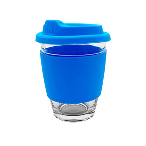 Carlo Glass Coffee Cup – Silicone Band (DEEK012)