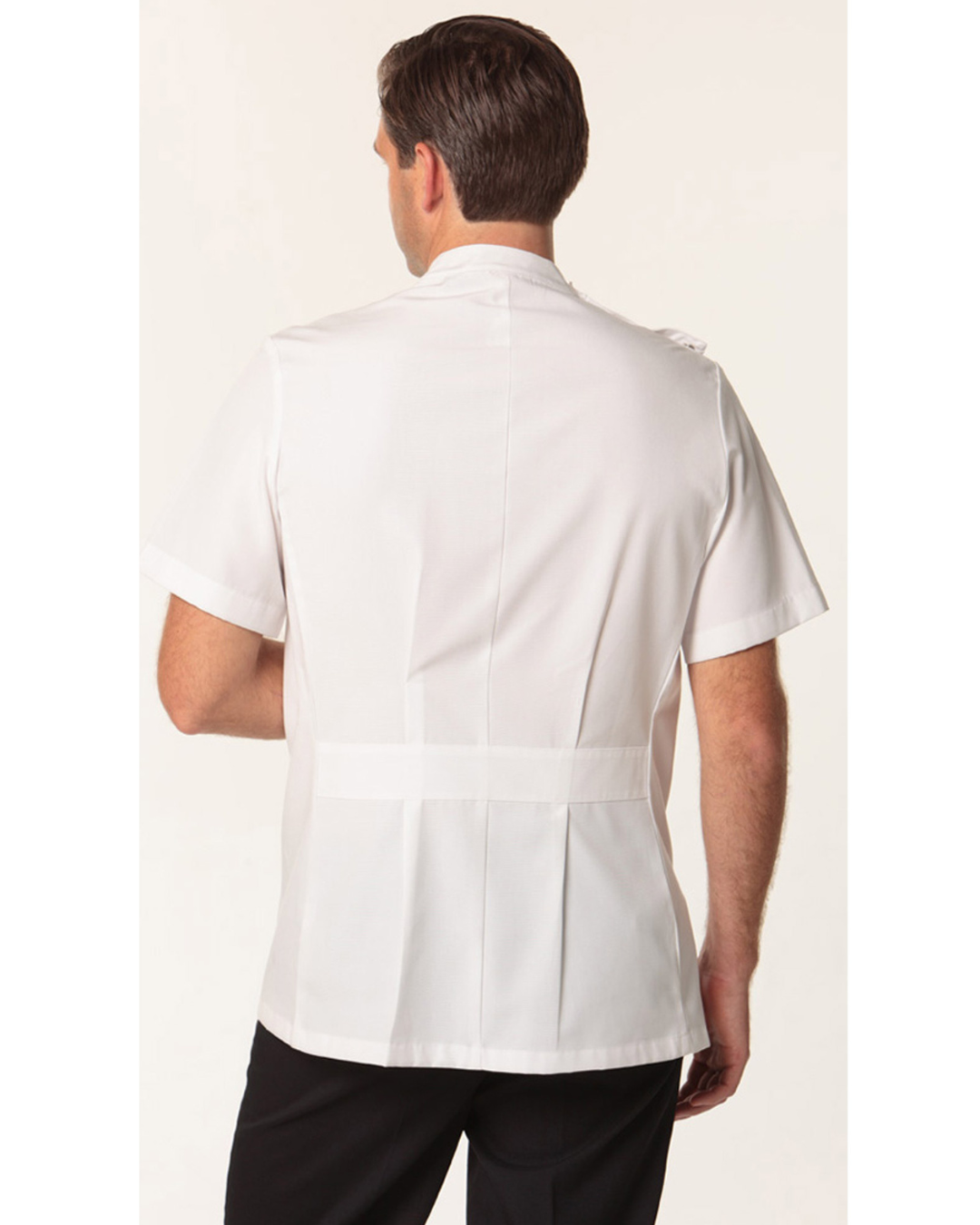 Men's Stud Front Short Sleeve Jacket (SHM7636)