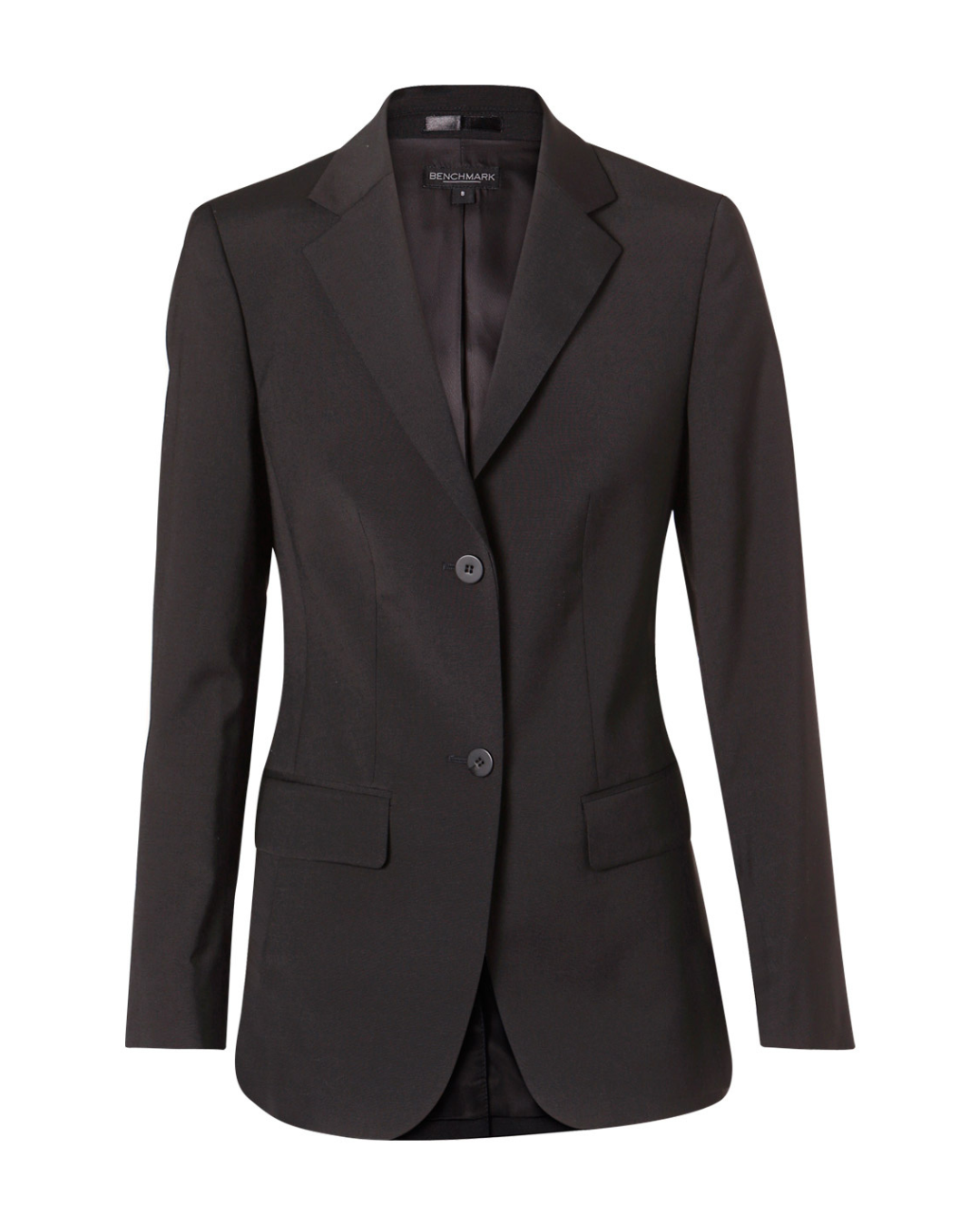 Women's Wool Blend Stretch Mid Length Jacket (SHM9200)