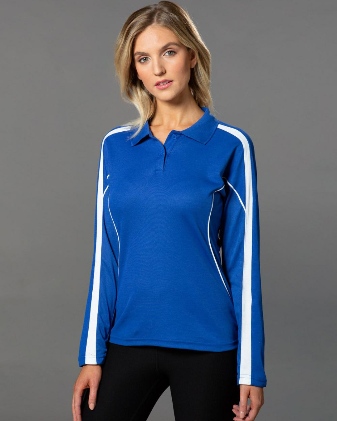 Women's Legend Plus TrueDry Fashion Long Sleeve Polo (SHPS70)