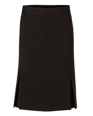 Women's Wool Blend Stretch Pleated Skirt (M9473)