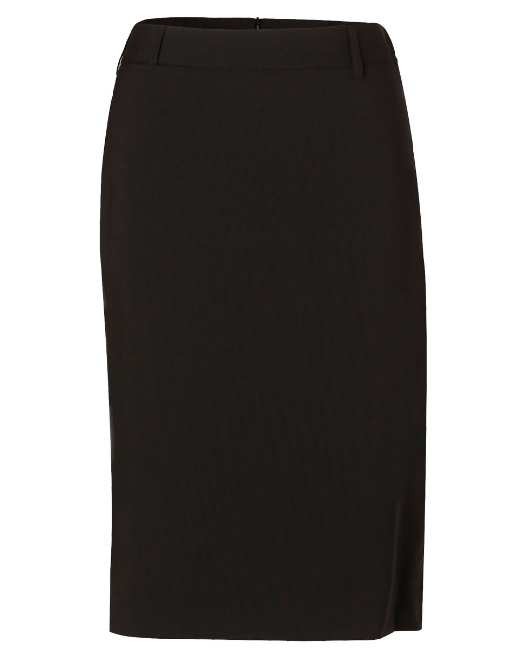 Women's Wool Blend Stretch Mid Length Lined Pencil Skirt (M9470)