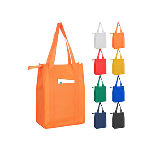 Non Woven Cooler Bag with Top Zip Closure (DENWB015)