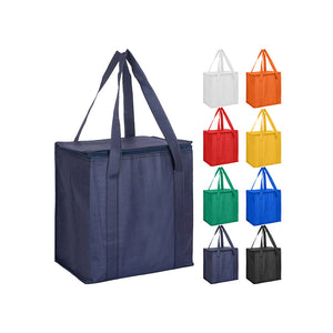 Non Woven Cooler Bag with Zipped Lid (DENWB016)