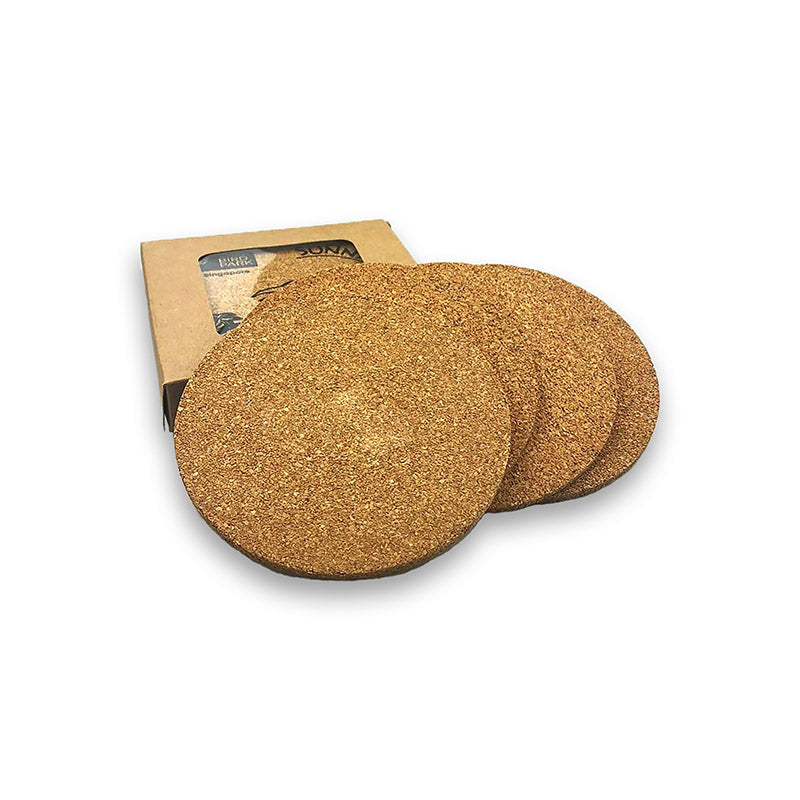 Vineyards Cork Coaster Round Set of 4 (DECST006)