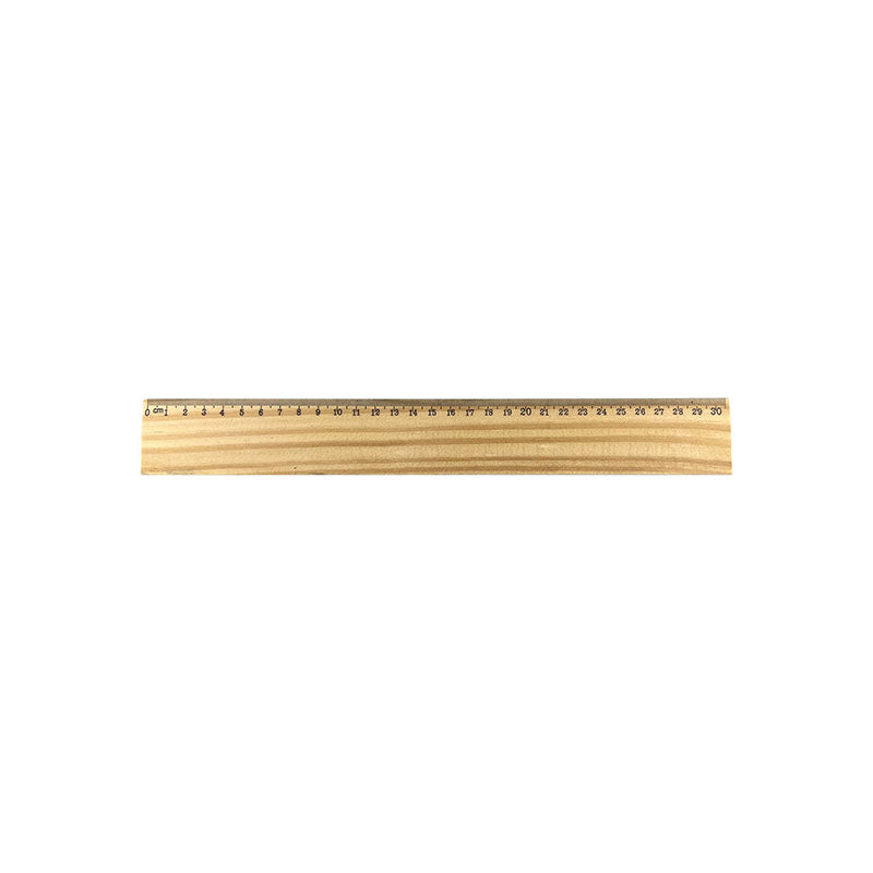 Wood Ruler 30cm (DEPR005)