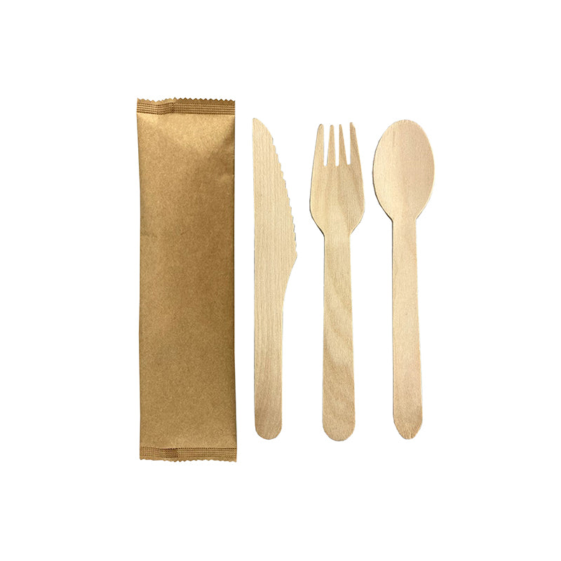 2pcs Wooden Cutlery Set (DEWCS003)