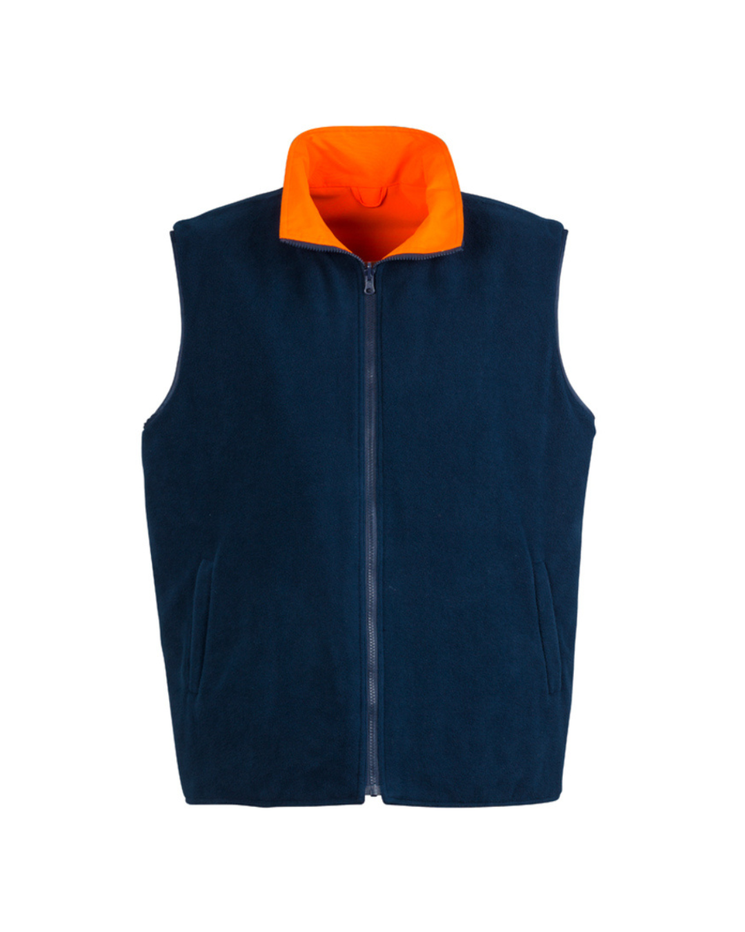 Mens Hi Vis Lightweight Fleece Lined Vest (BCZV358)