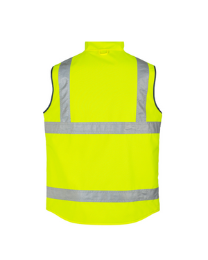 Mens Hi Vis Lightweight Fleece Lined Vest (BCZV358)