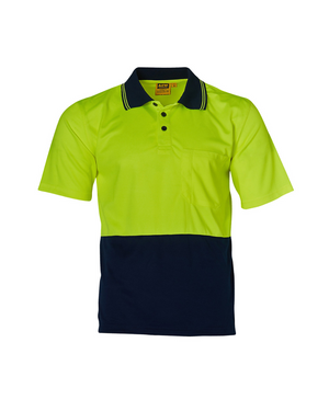 Mens CoolDry Hi-Vis Short Sleeve Safety Polo (SHSW01CD)