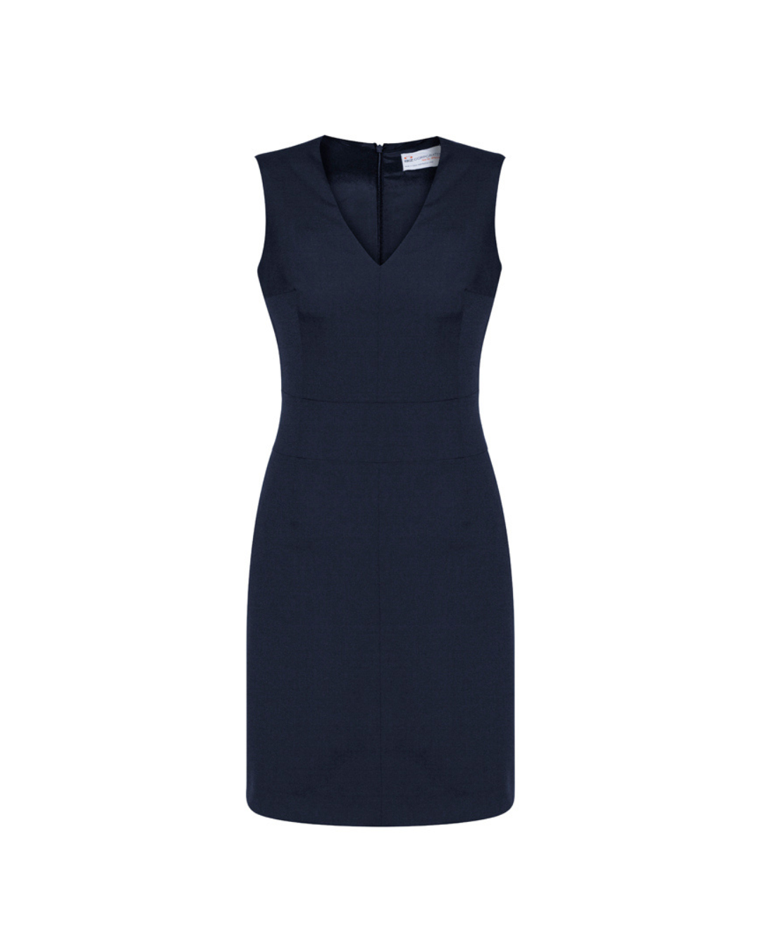 Comfort Wool Stretch Womens Sleeveless V Neck Dress (BC34021)