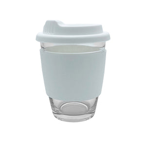 Carlo Glass Coffee Cup – Silicone Band (DEEK012)