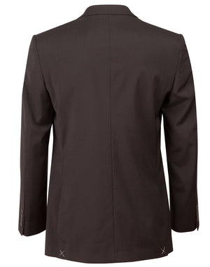 Men's Wool Blend Stretch Two Buttons Jacket (M9100)