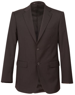 Men's Wool Blend Stretch Two Buttons Jacket (M9100)