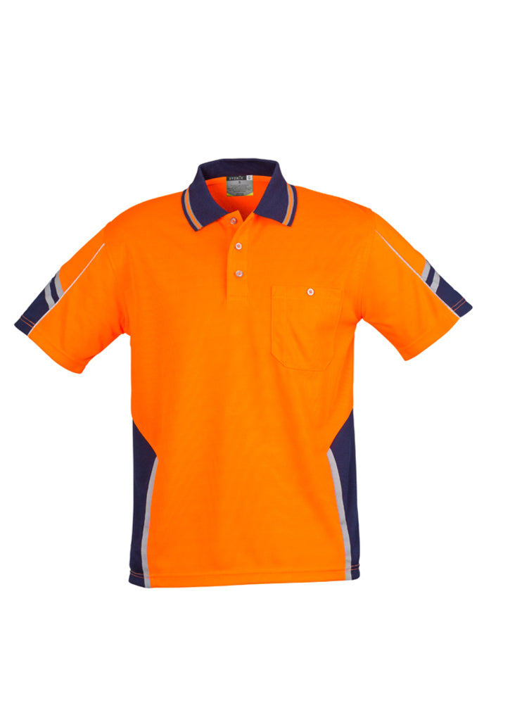 Men's Hi Vis Squad S/S Polo (BCZH237)