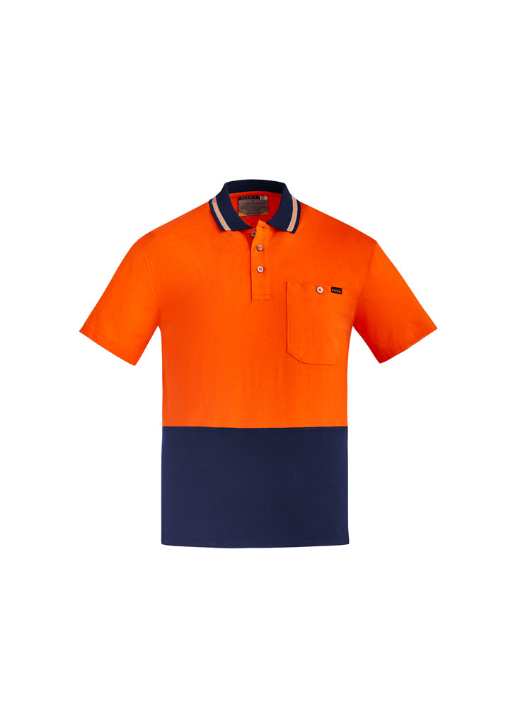 Men's Hi Vis Cotton S/S Polo (BCZH435)