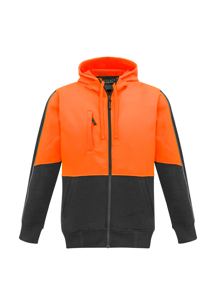 Unisex Hi Vis Full Zip Hoodie (BCZT485)