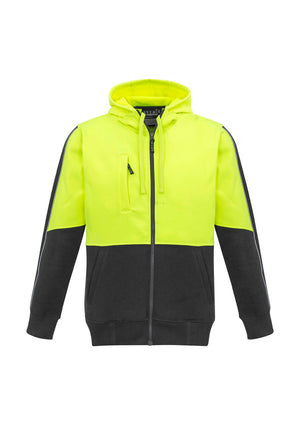 Unisex Hi Vis Full Zip Hoodie (BCZT485)