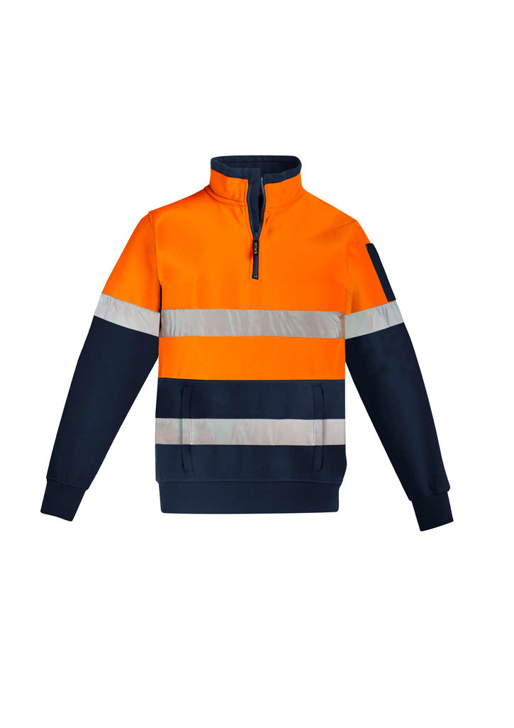 Unisex Hi Vis 1/4 Zip Pullover - Hoop Taped (BCZT567)
