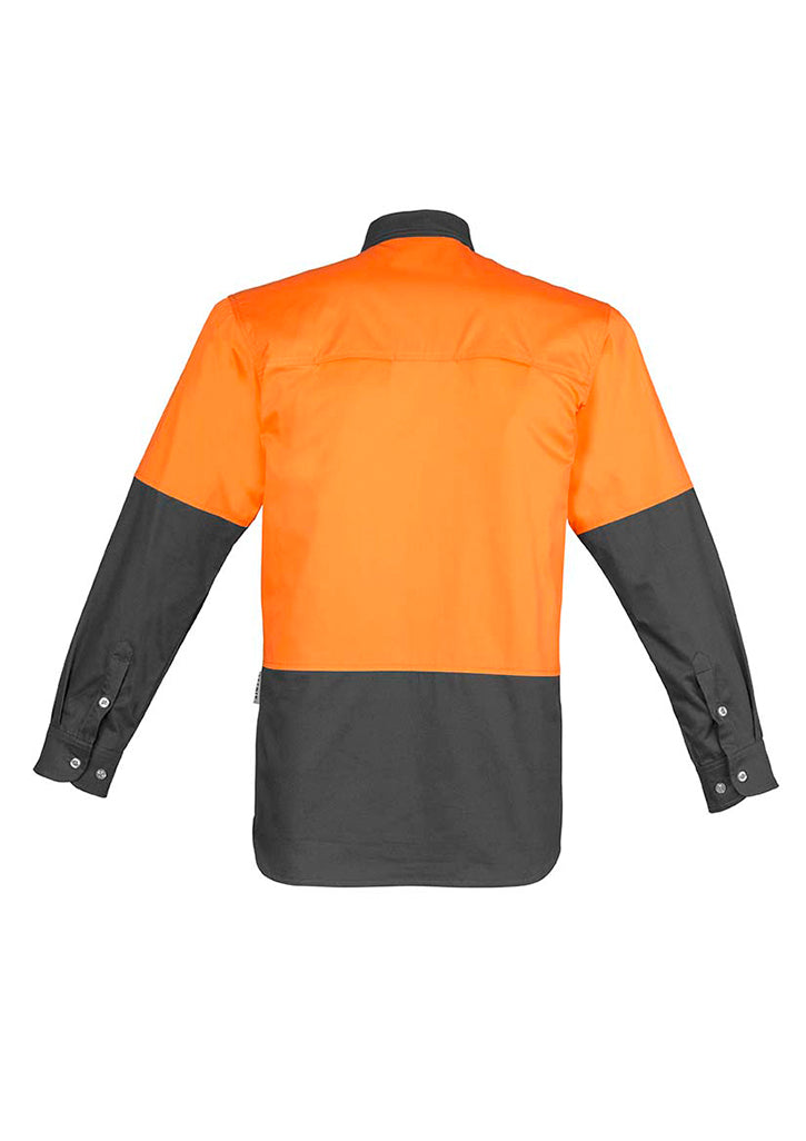 Men's Hi Vis Spliced Industrial Shirt (BCZW122)